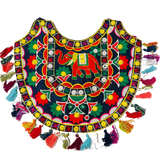 Cartera Bordada Diseño Elefante Rojo