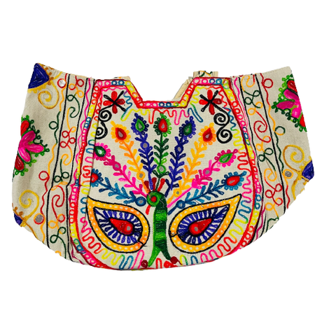 Bolso Playero Diseño Flores Multicolor