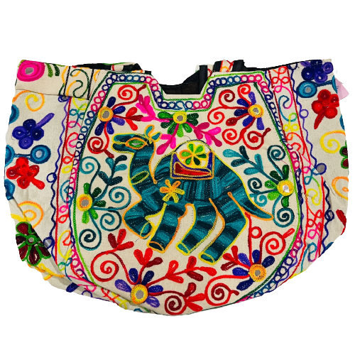 Bolso Playero Diseño Camello Multicolor
