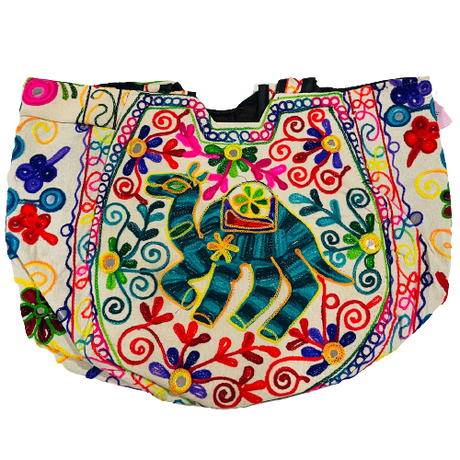 Bolso Playero Diseño Camello Multicolor