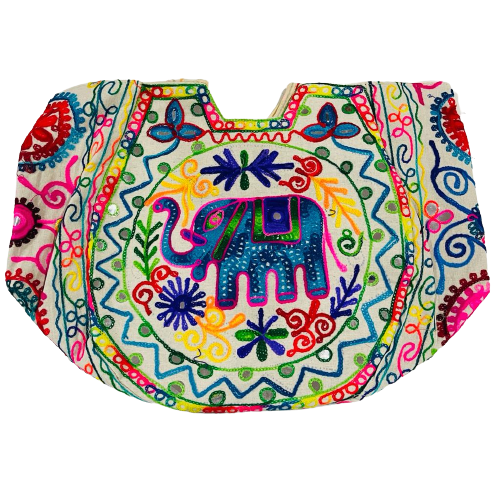 Bolso Playero Diseño Elefante Multicolor