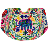 Bolso Playero Diseño Elefante Multicolor