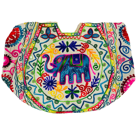 Bolso Playero Diseño Elefante Multicolor