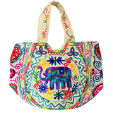 Bolso Playero Diseño Elefante Multicolor