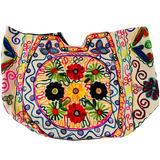 Bolso Playero Diseño Fantasia de Flores Multicolor
