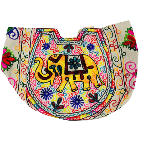 Bolso Playero Diseño Elefante Amarillo