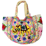 Bolso Playero Diseño Elefante Amarillo