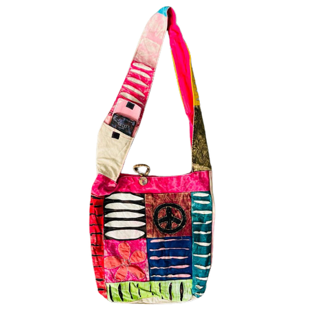 Bolso hippie chic Aisha Peace - Flower
