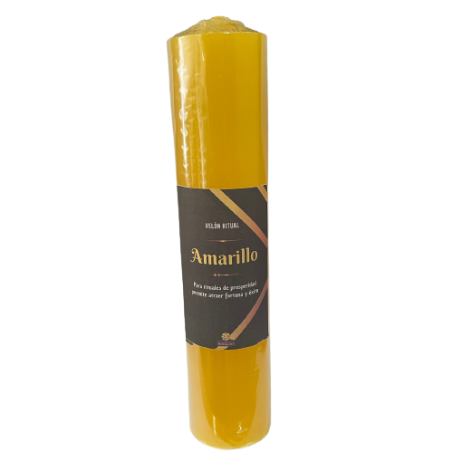 Velón Amarillo - 20 cms