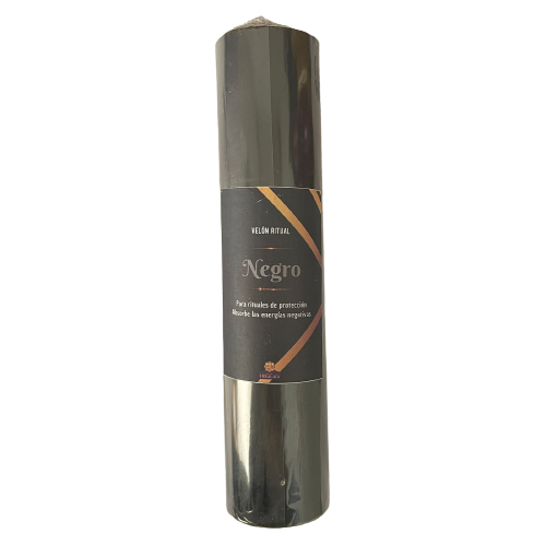 Velón Negro - 20 cms