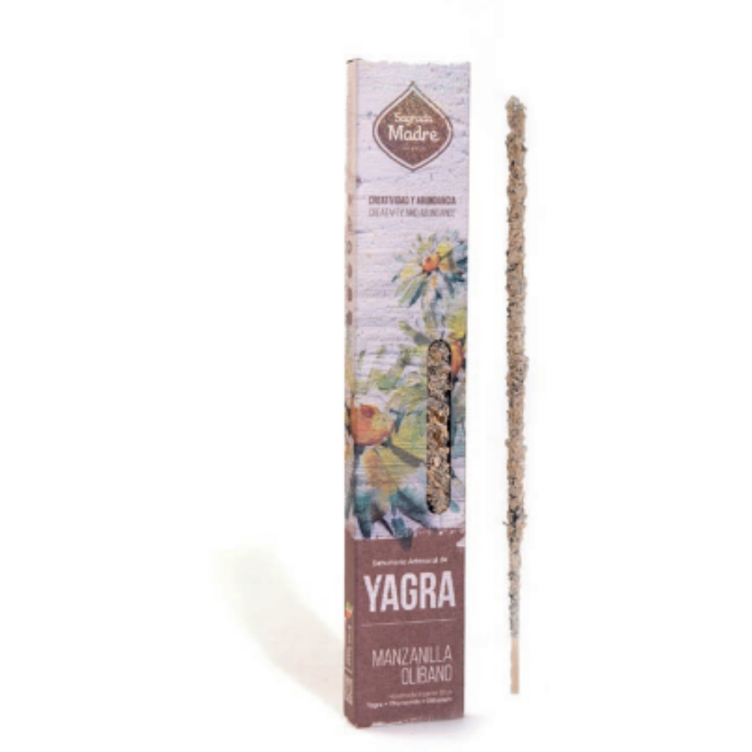 Varilla Sahumerio de Yagra Manzanilla Olibano - Sagrada Madre