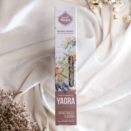 Varilla Sahumerio de Yagra Manzanilla Olibano - Sagrada Madre