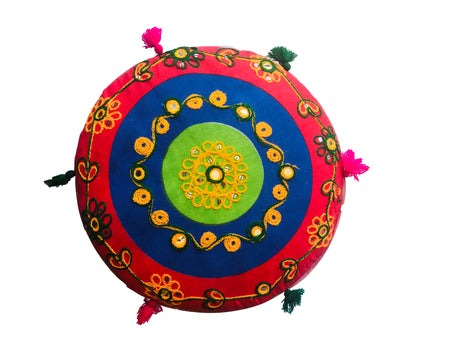 Puff Indio Azul y Rosa